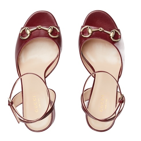 Gucci Women's Horsebit Platform Sandal