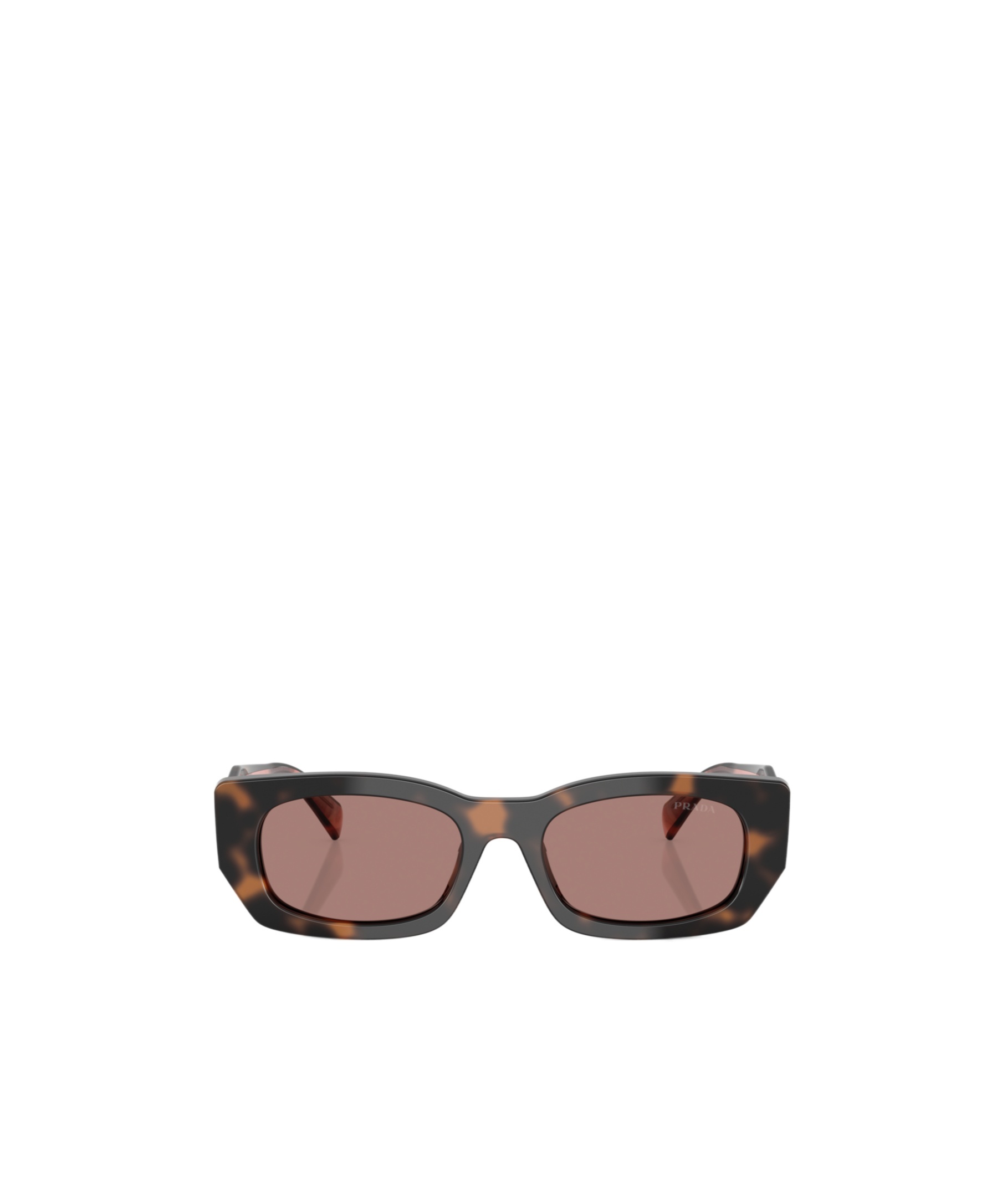 Shop Prada Full Frame Sunglasses In Brown