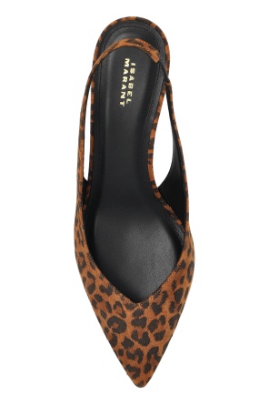 Isabel Marant Pointed High Heel Sandals In Brown