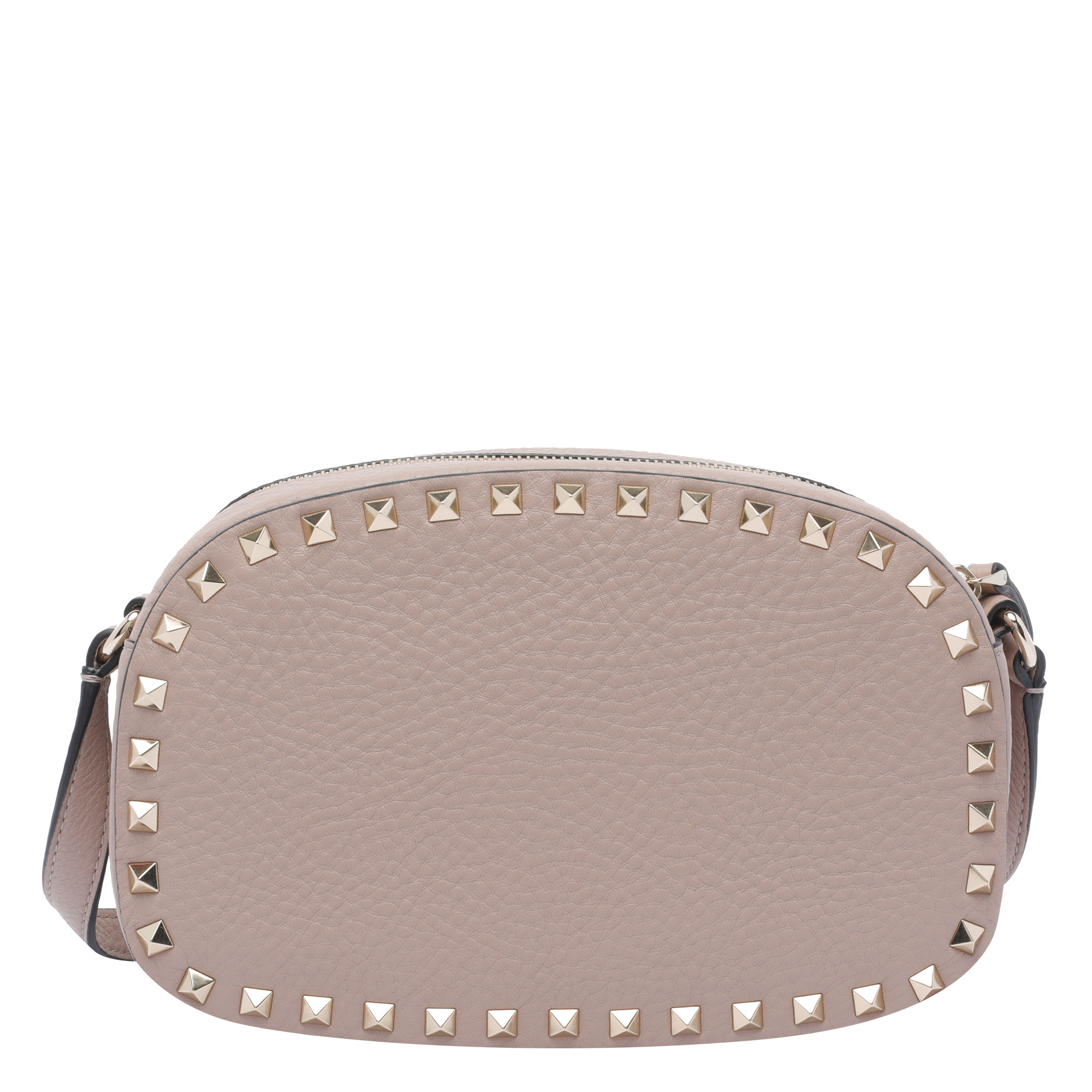 Valentino Rockstud Mini Shoulder Bag In Brown