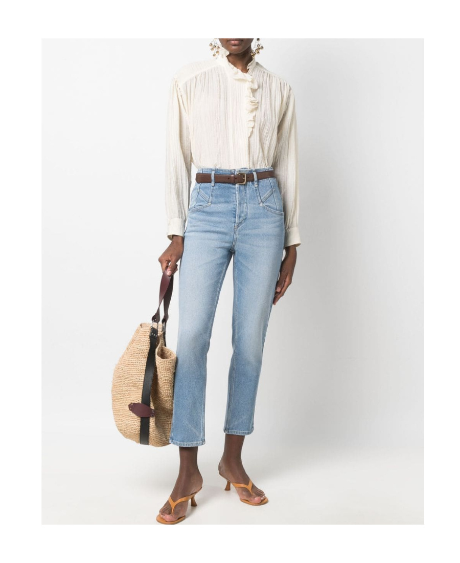 Isabel Marant Niliane High-rise Slim Jeans In Blue