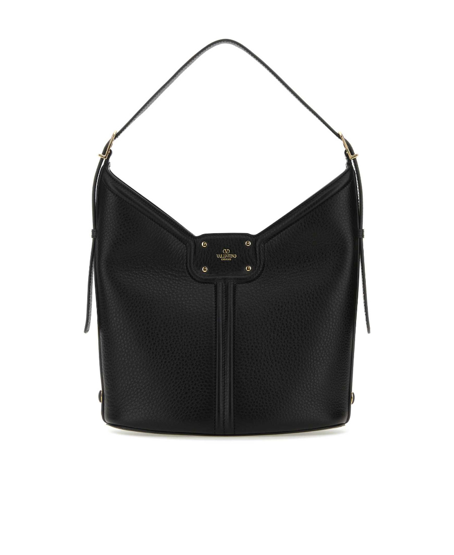 Valentino Vlogo Signature Top Handle Bag In Black
