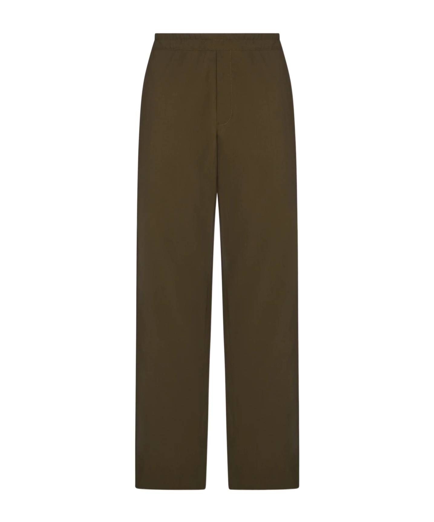 The Row Ari Pant In Wool In Brown