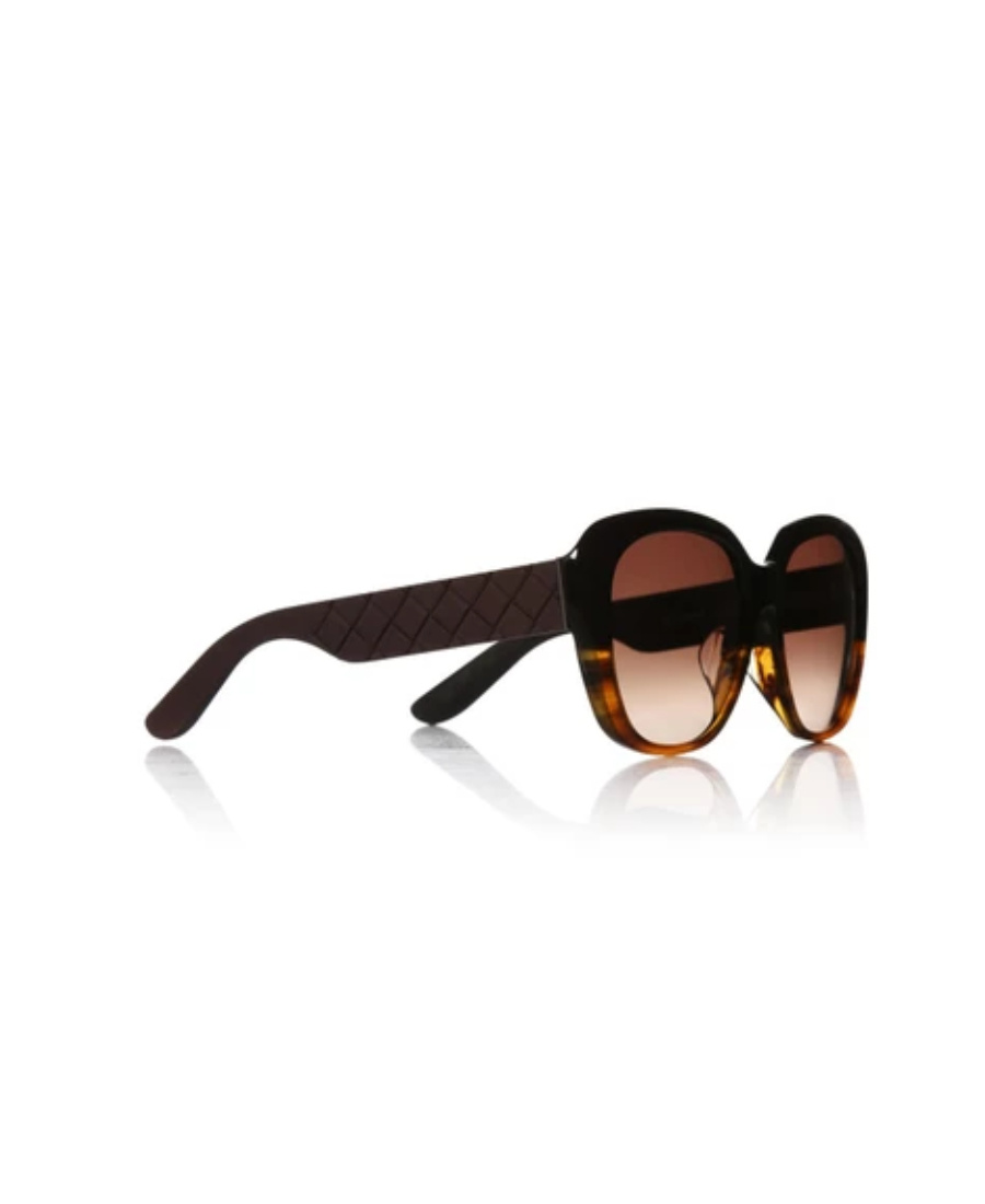 Bottega Veneta Logo Details Sunglasses In Multicolor