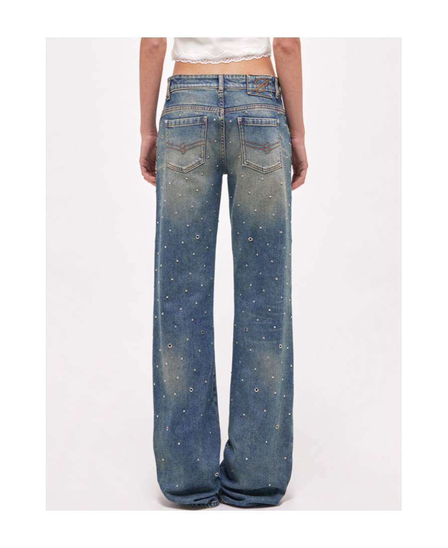 Blumarine Imitation Old Jeans In Blue