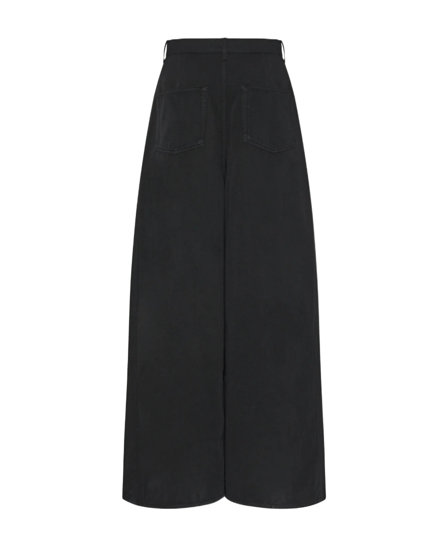 The Row Criselle Double Pleated Jeans In Black