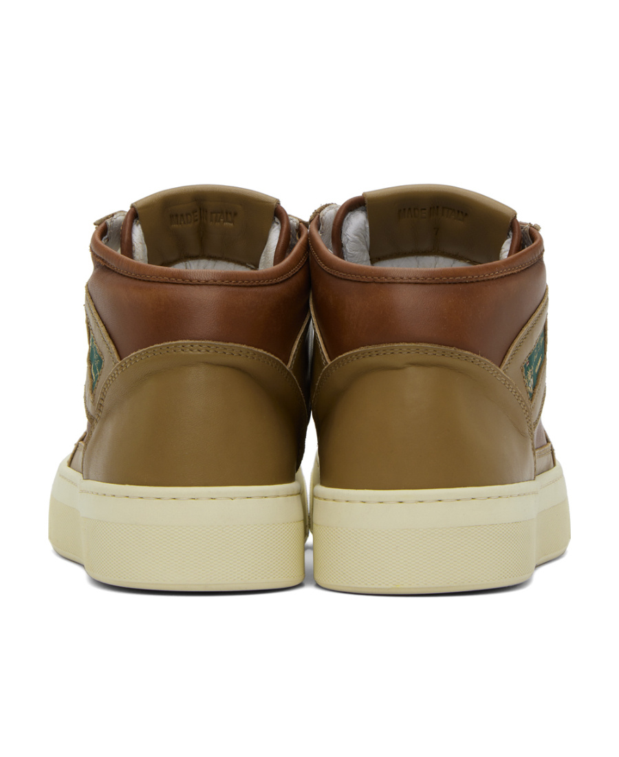 Rhude Cabriolets High-top Sneakers In Green