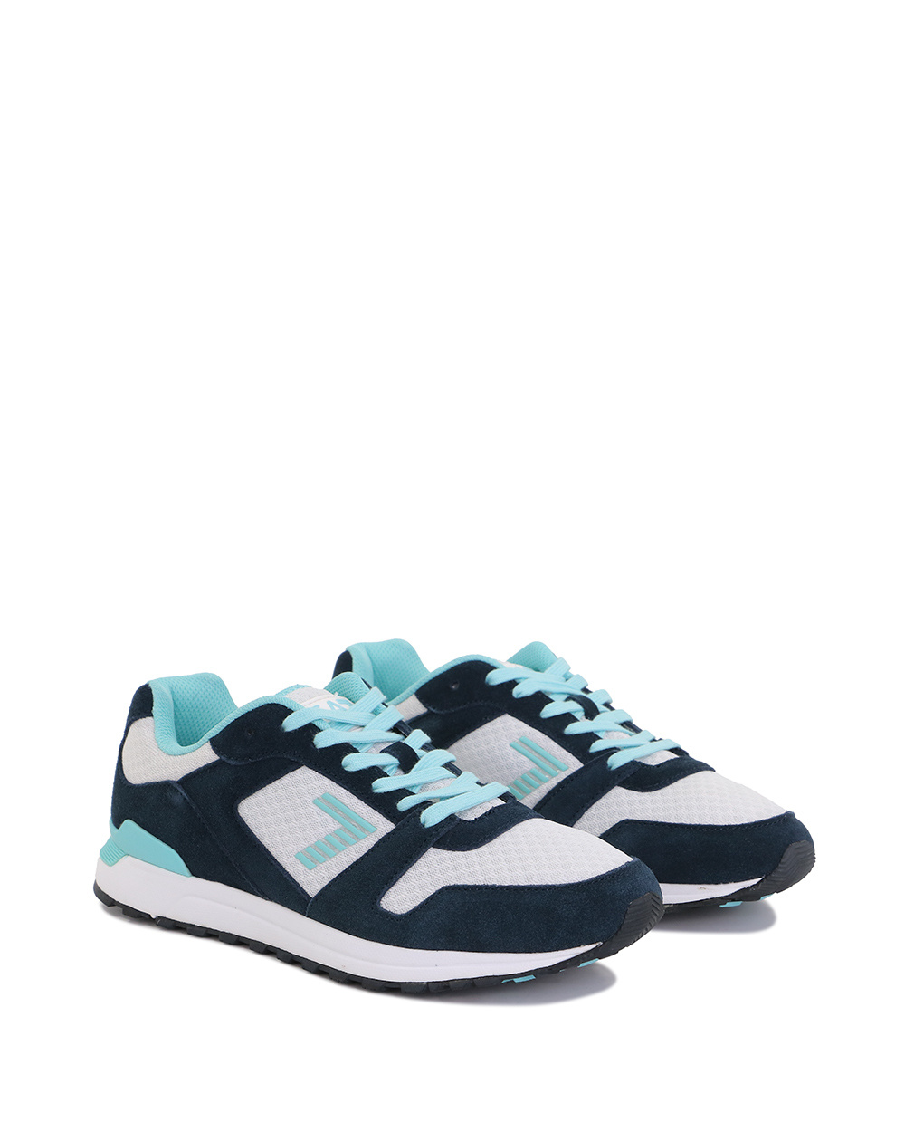 Ea7 Round Head Lace-up Casual Sports Shoes In Black