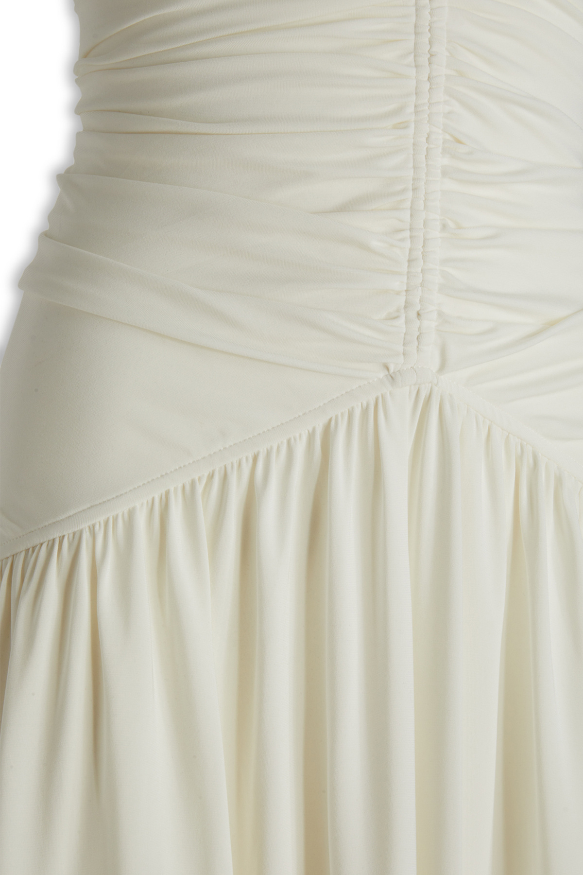 N°21 N21 V-neck Pleated Dress In White