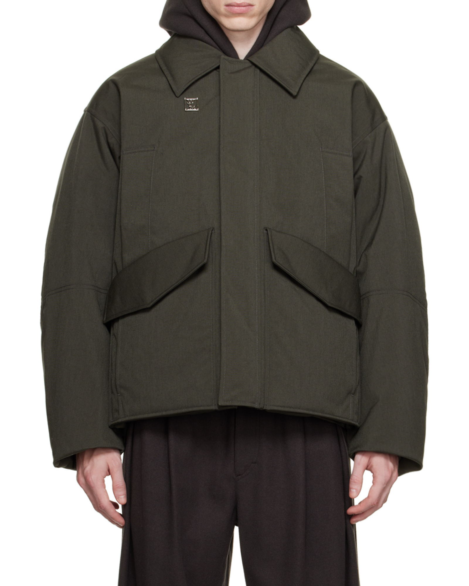 Wooyoungmi Long-sleeved Casual Jacket In Black