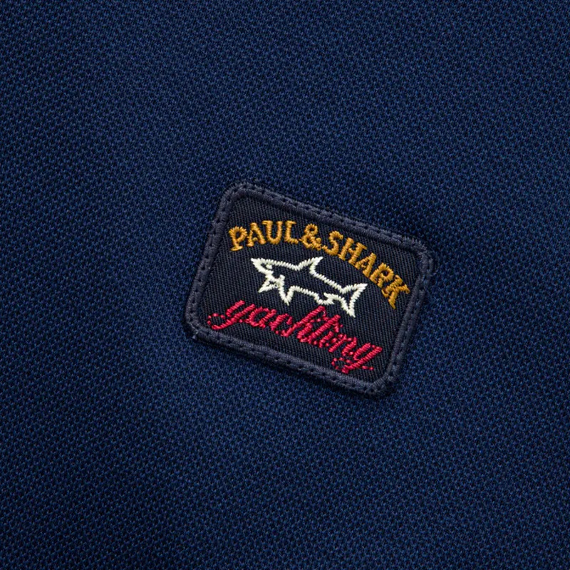 PAUL & SHARK LOGO DETAILS POLO SHIRT