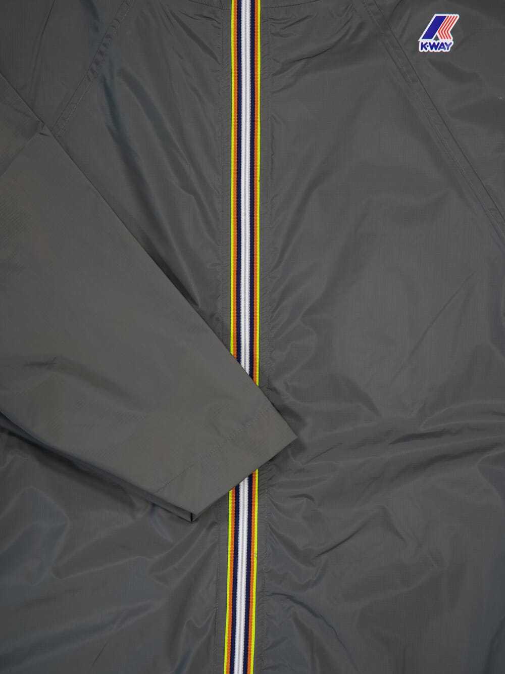 K-way Le Vrai 3.0 Rennes Zipped Jacket In Gray