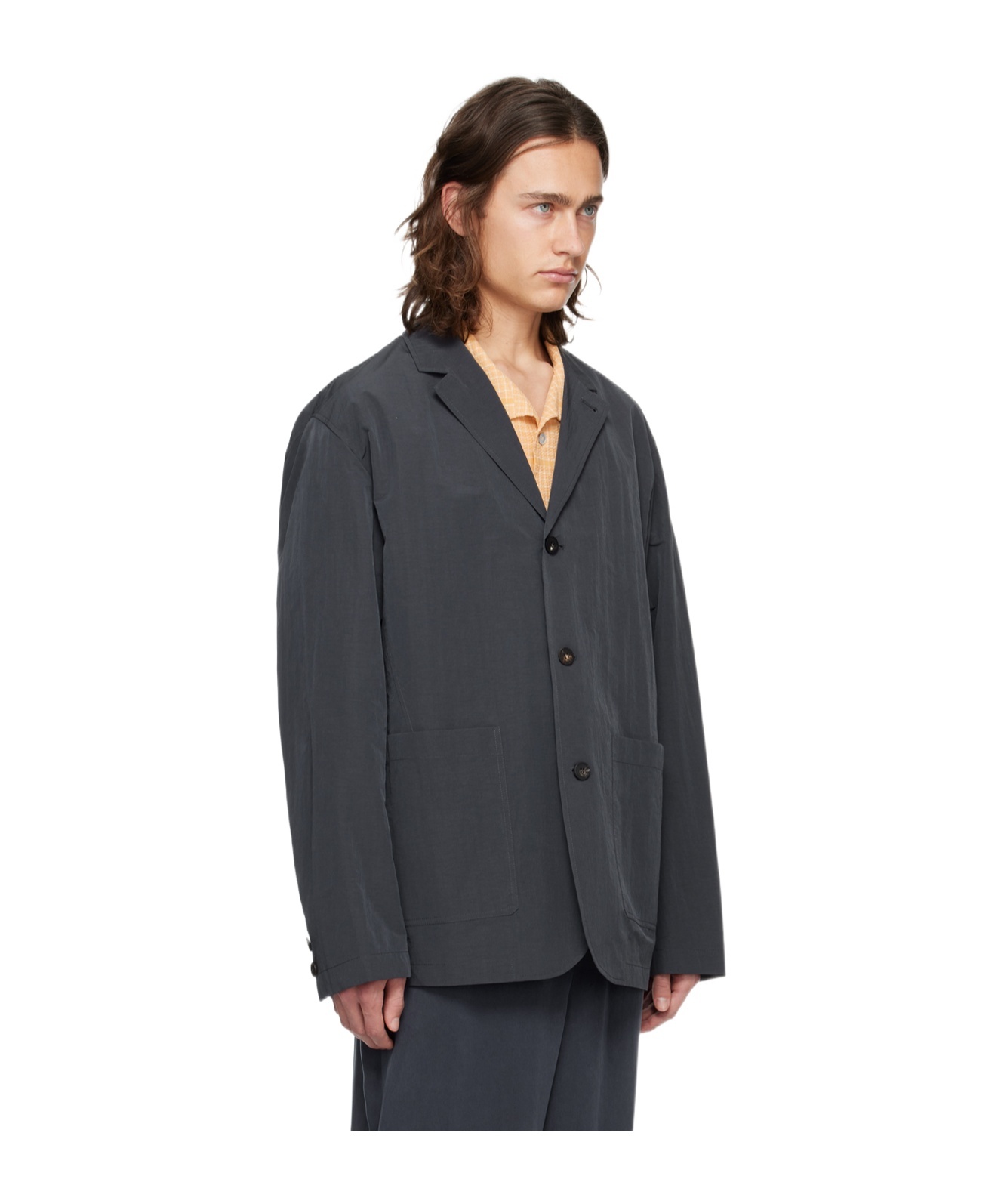 Le 17 Septembre Long Sleeved Suit Jacket In Black