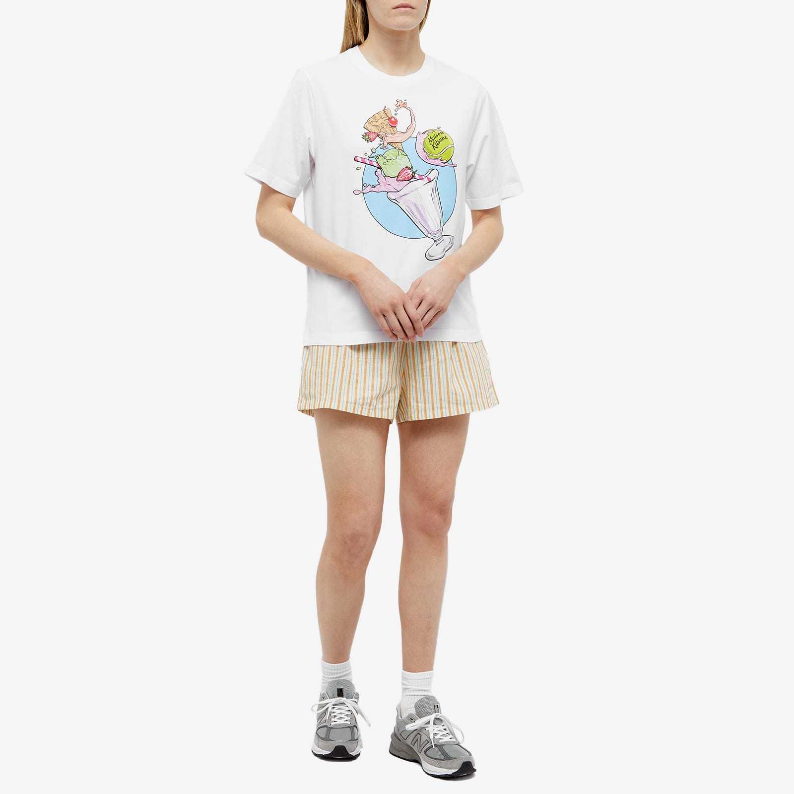 MAISON KITSUNÉ GRAPHIC-PRINT COTTON T-SHIRT