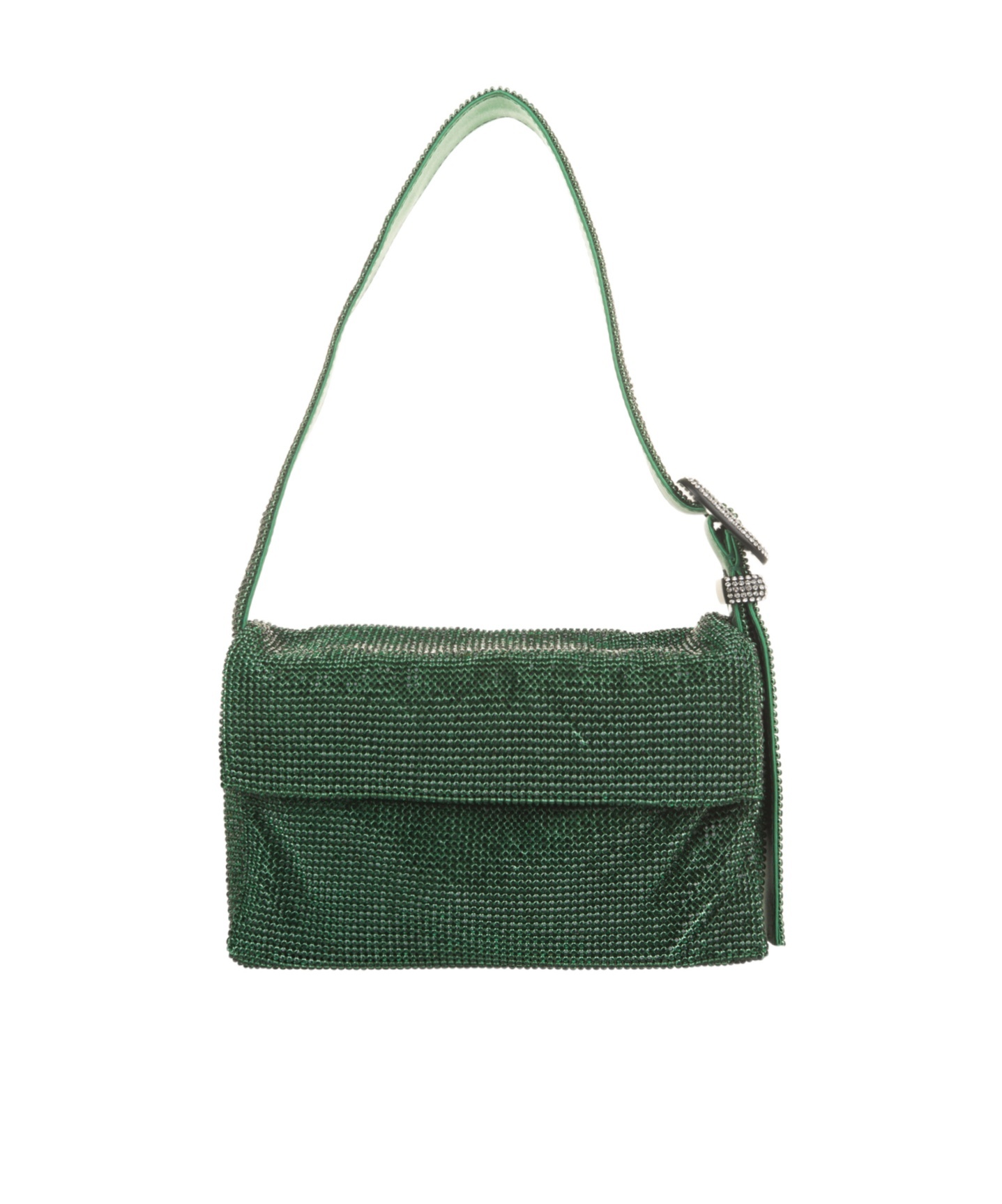 Benedetta Bruzziches Vitty La Mignon Embellished Shoulder Bag In Green