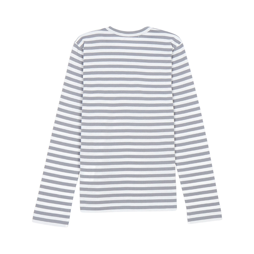 Comme Des Garçons Long-sleeved T-shirt In Blue