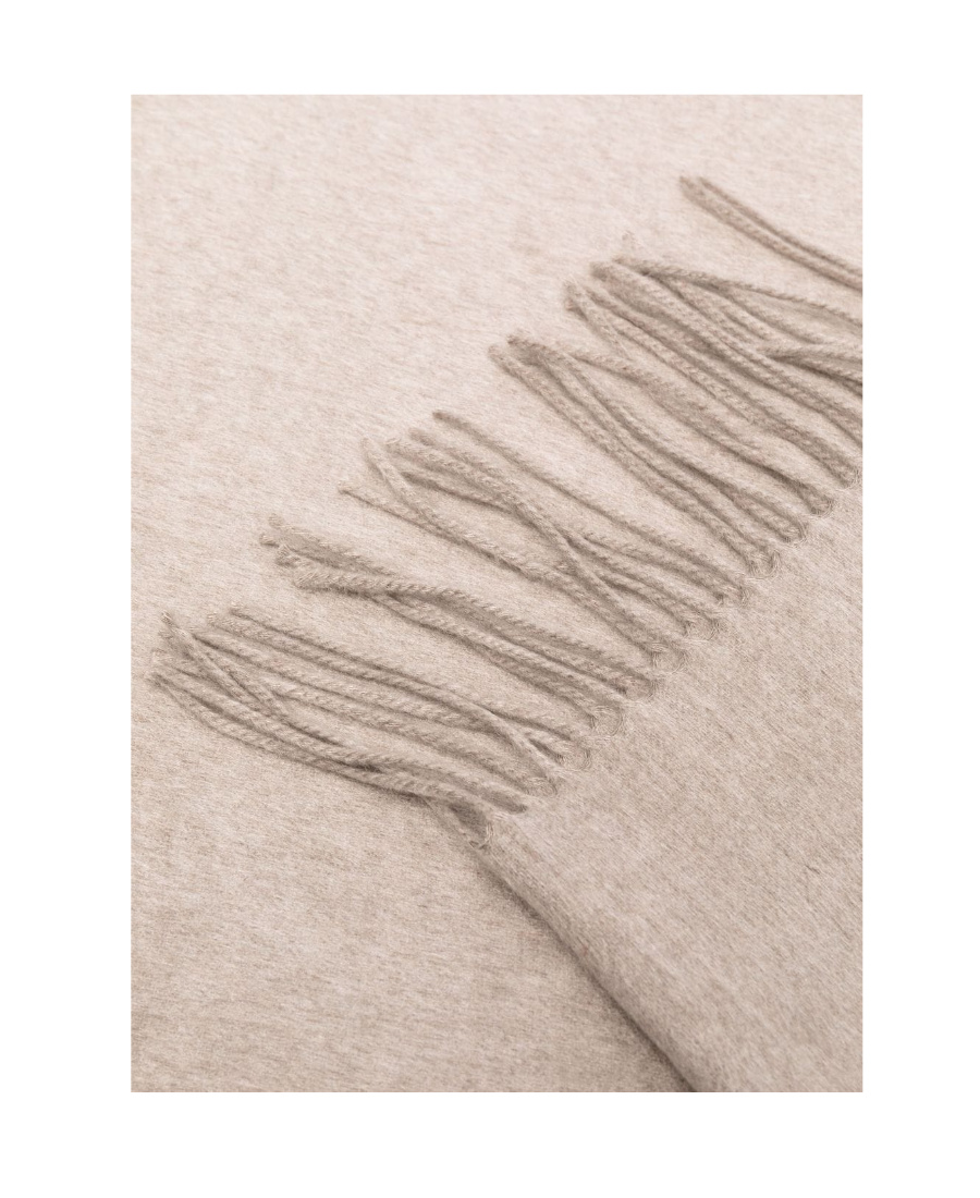 Brunello Cucinelli Tassel Scarf In Nude