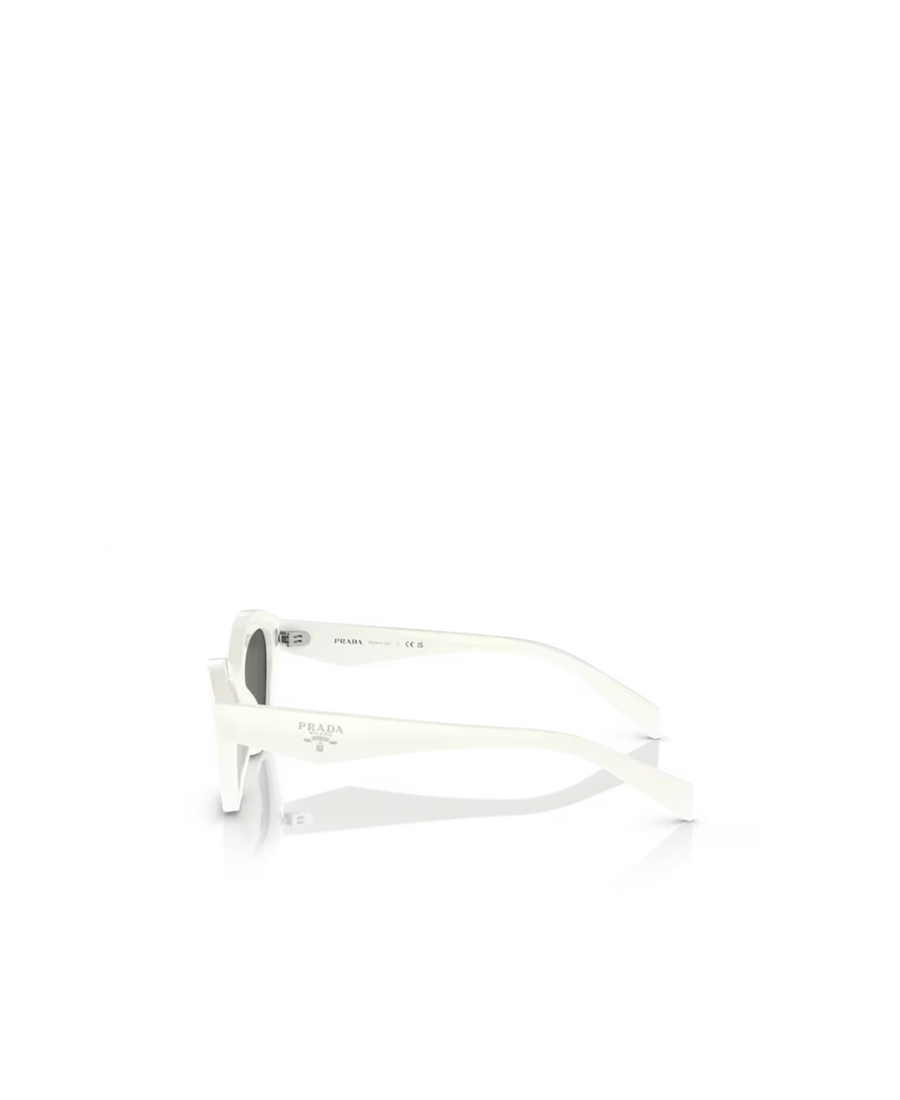 Prada Womens White Pr A02s Butterfly-shape Acetate Sunglasses In White
