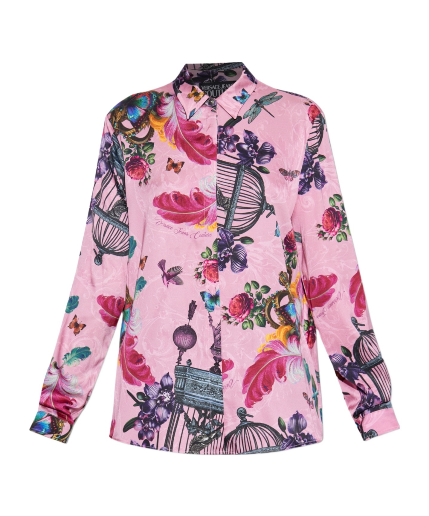 Versace Jeans Long-sleeved Shirt In Multi