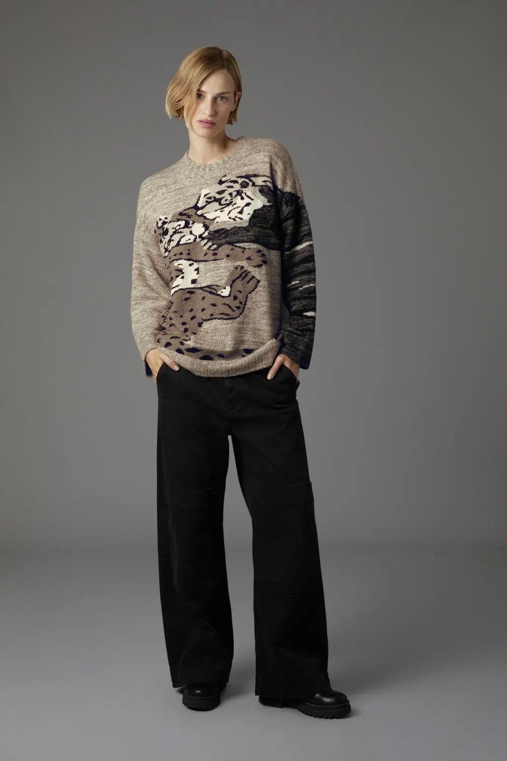 P.a.r.o.s.h Low-rise Wide-leg Jeans In Black