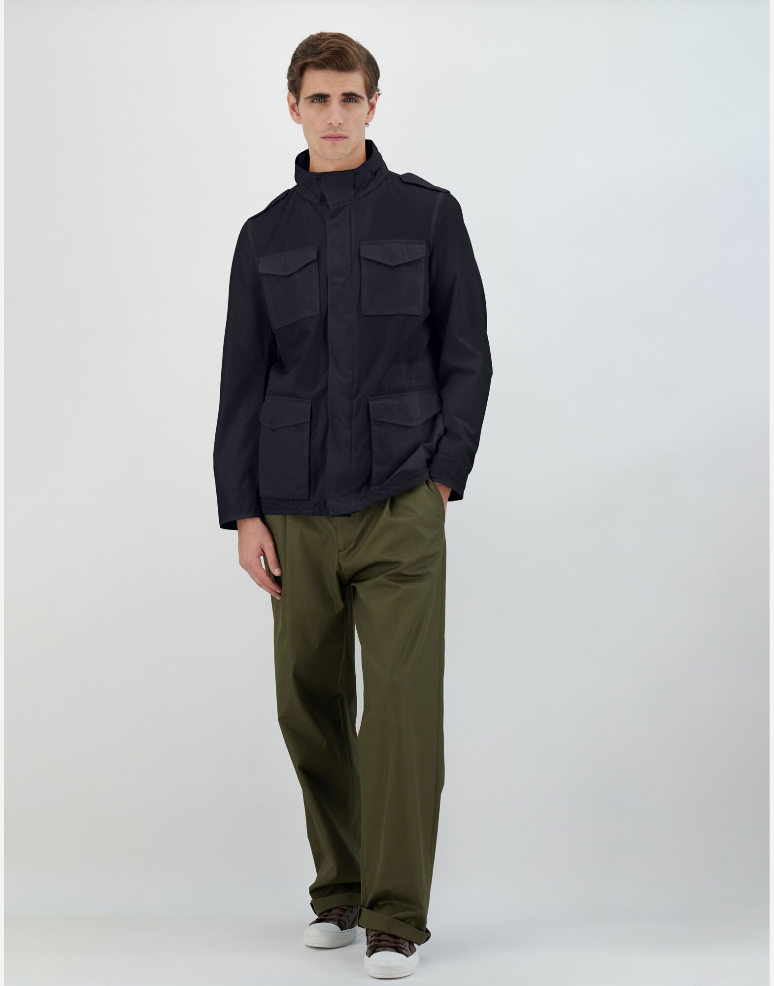 Herno Tigri Field Jacket In Black