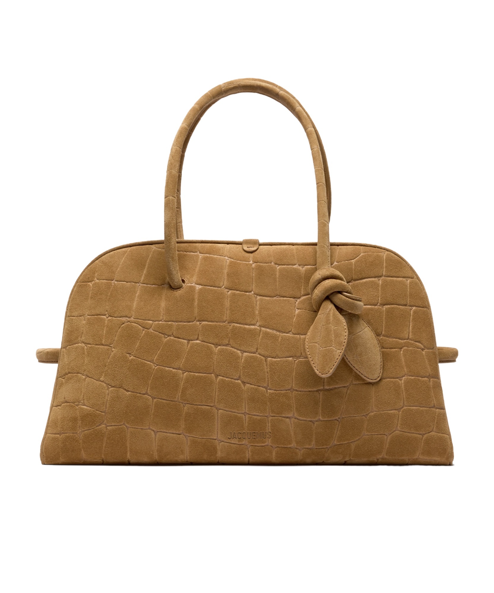 Jacquemus Bowling Shoulder Bag In Brown