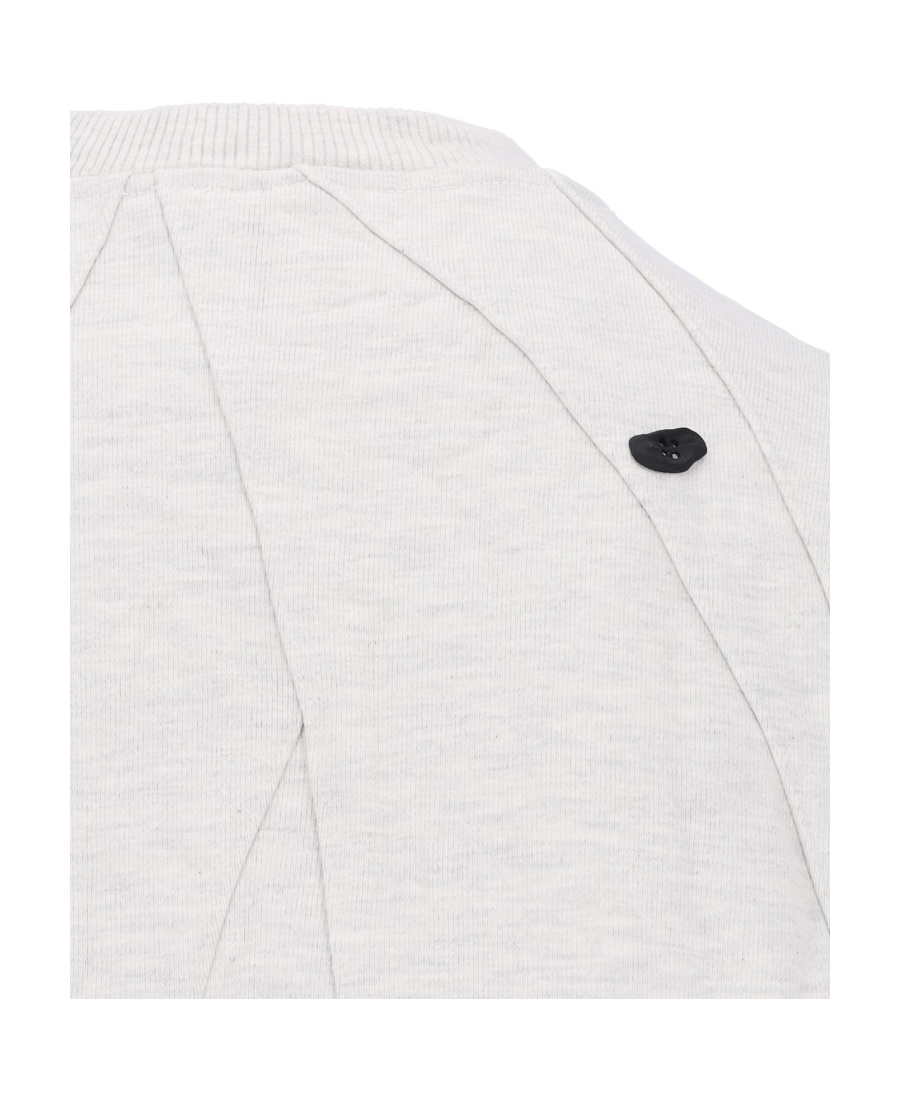 Ader Error Logo Round-necked Sweater In White