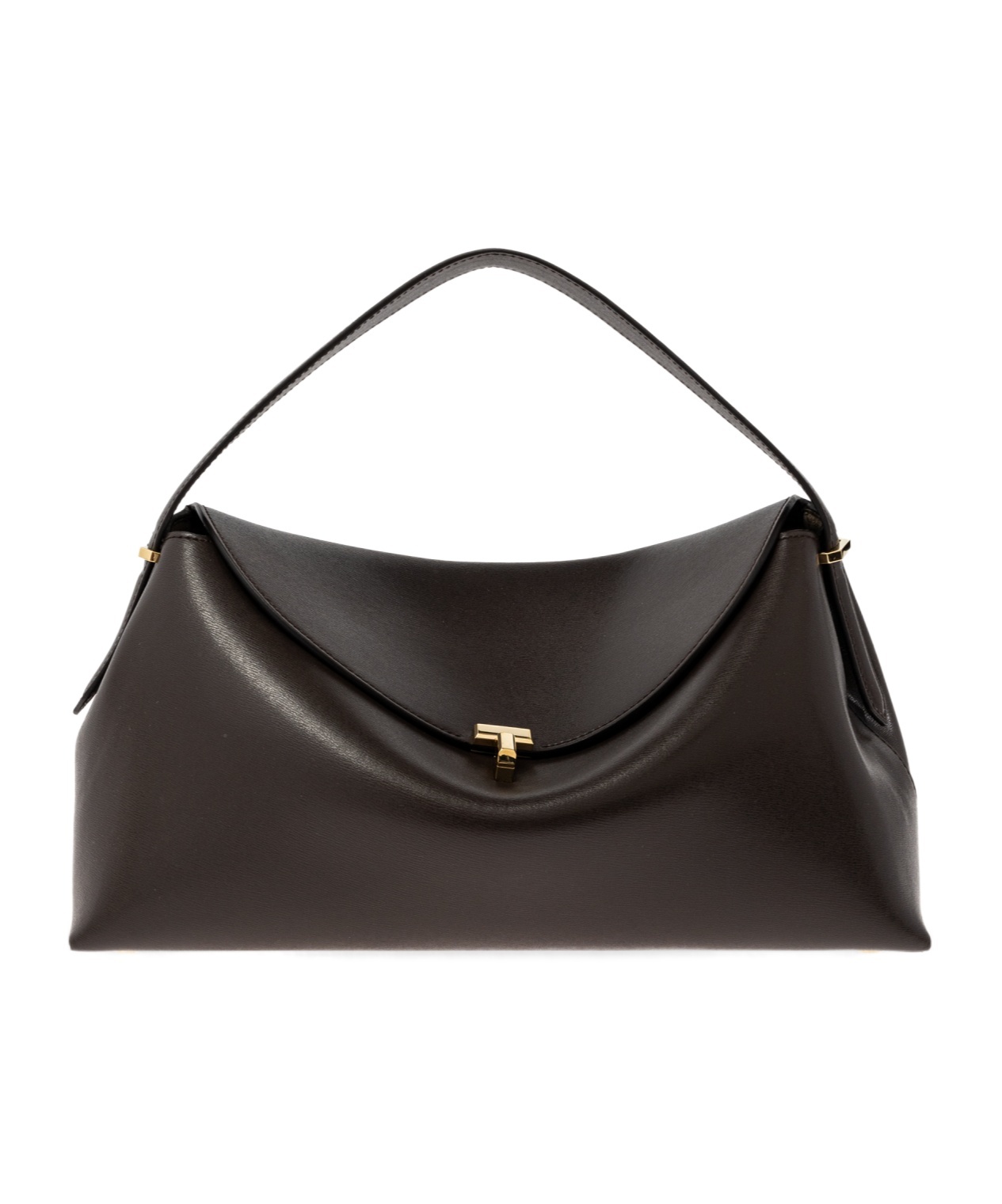 Totême T-lock Shoulder Bag In Black