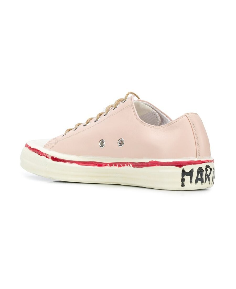 Marni Multi-color Splicing Board Leisure Sports Shoes In White