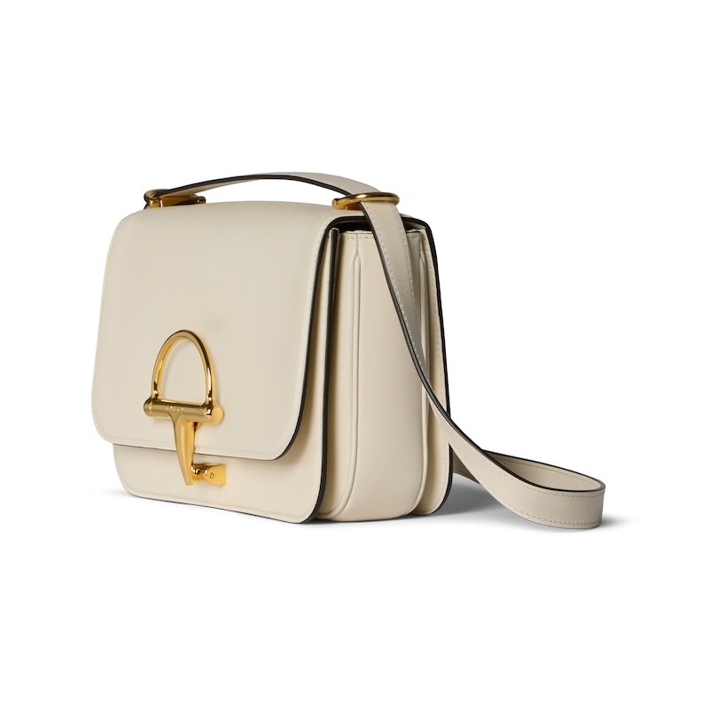 Gucci Siena Small Shoulder Bag In White