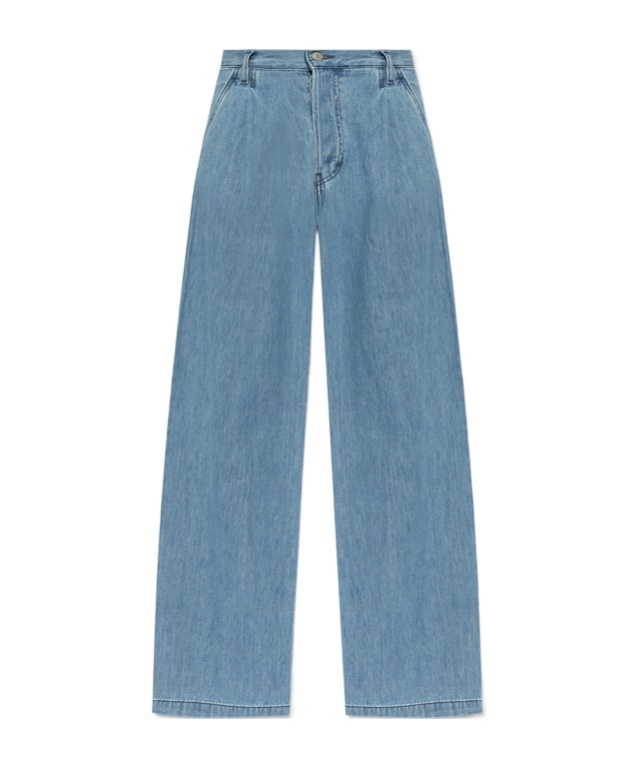 Dries Van Noten Belt-loop Jeans In Blue