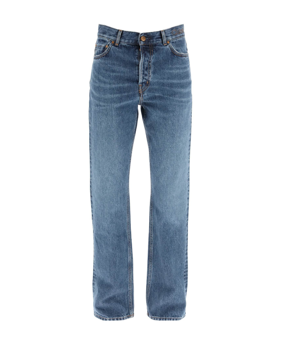Chloé High-rise Straight-leg Jeans In Blue