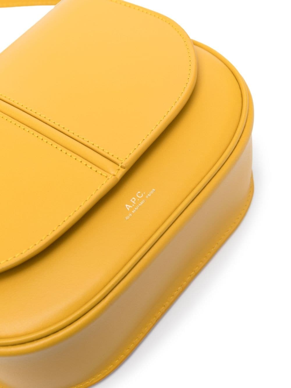 Apc Betty Logo-lettering Shoulder Bag In Yellow