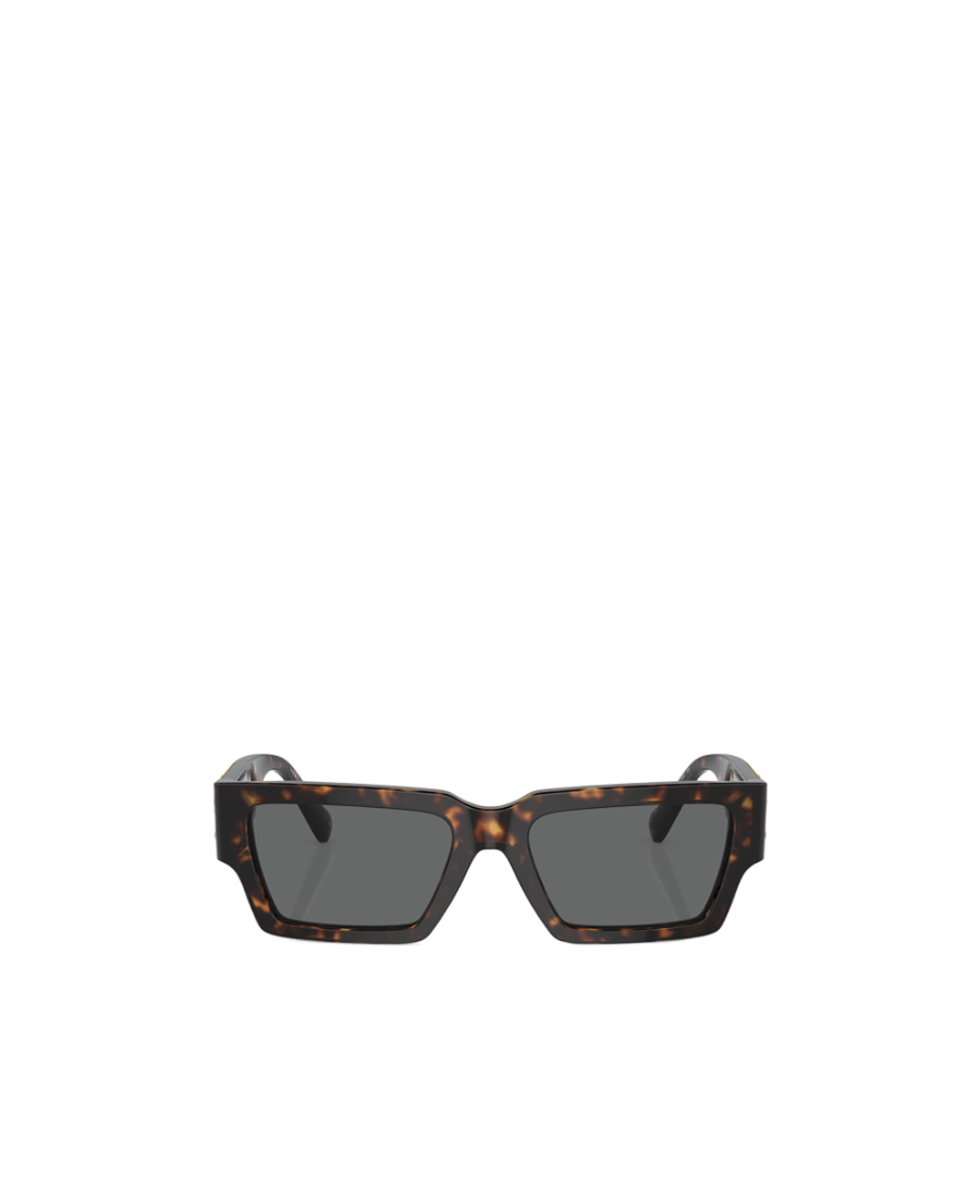 Versace Womens Brown Ve4459 Rectangular-frame Tortoiseshell Acetate Sunglasses In Gray