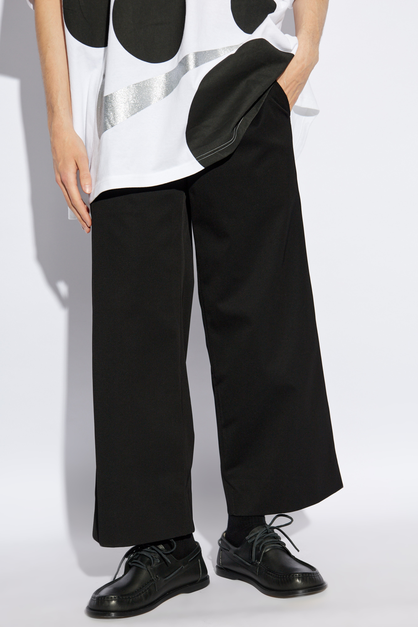 COMME DES GARÇONS BELT LOOPS SLACKS