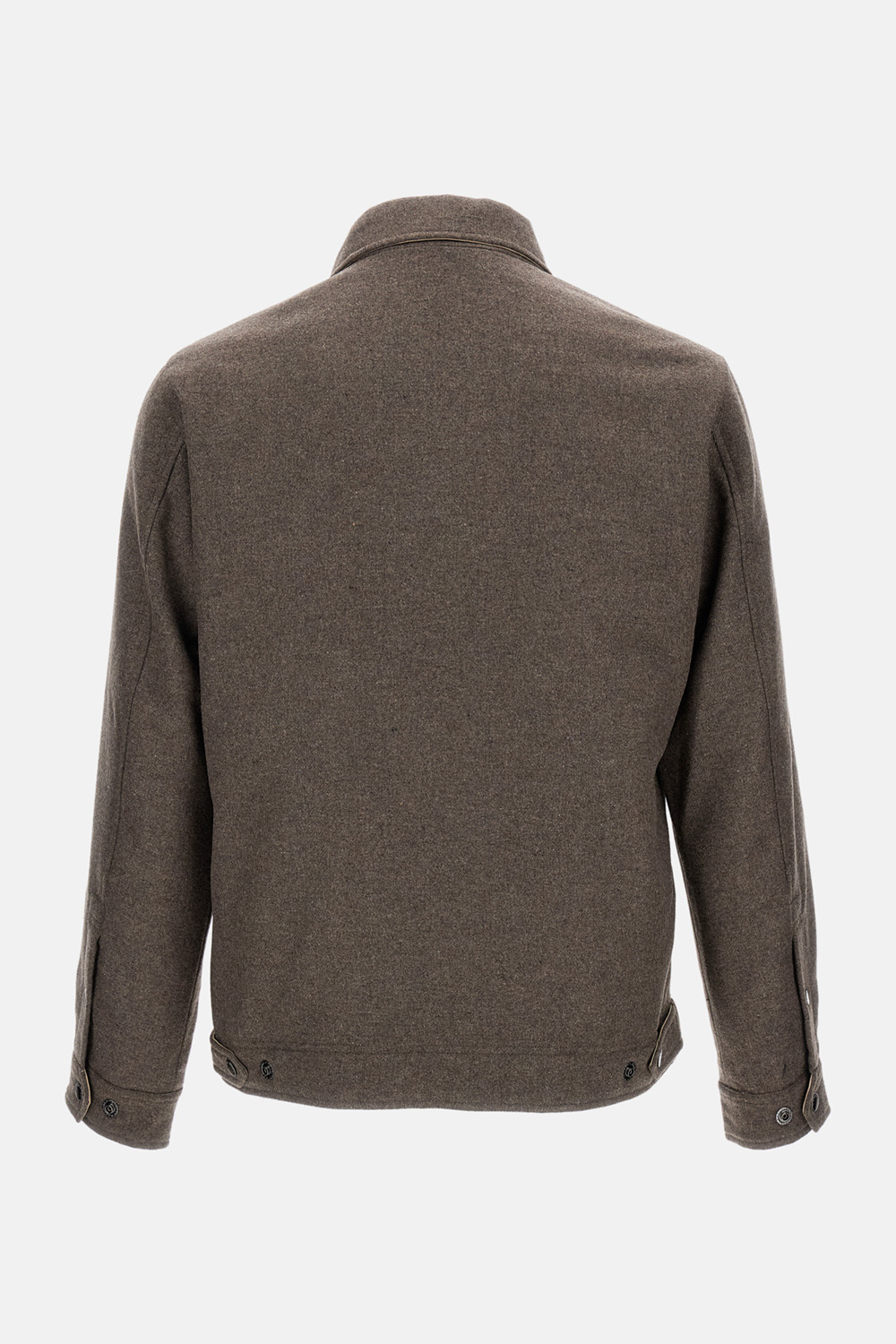 Woolrich Button-fastening Shirt Jacket In Brown