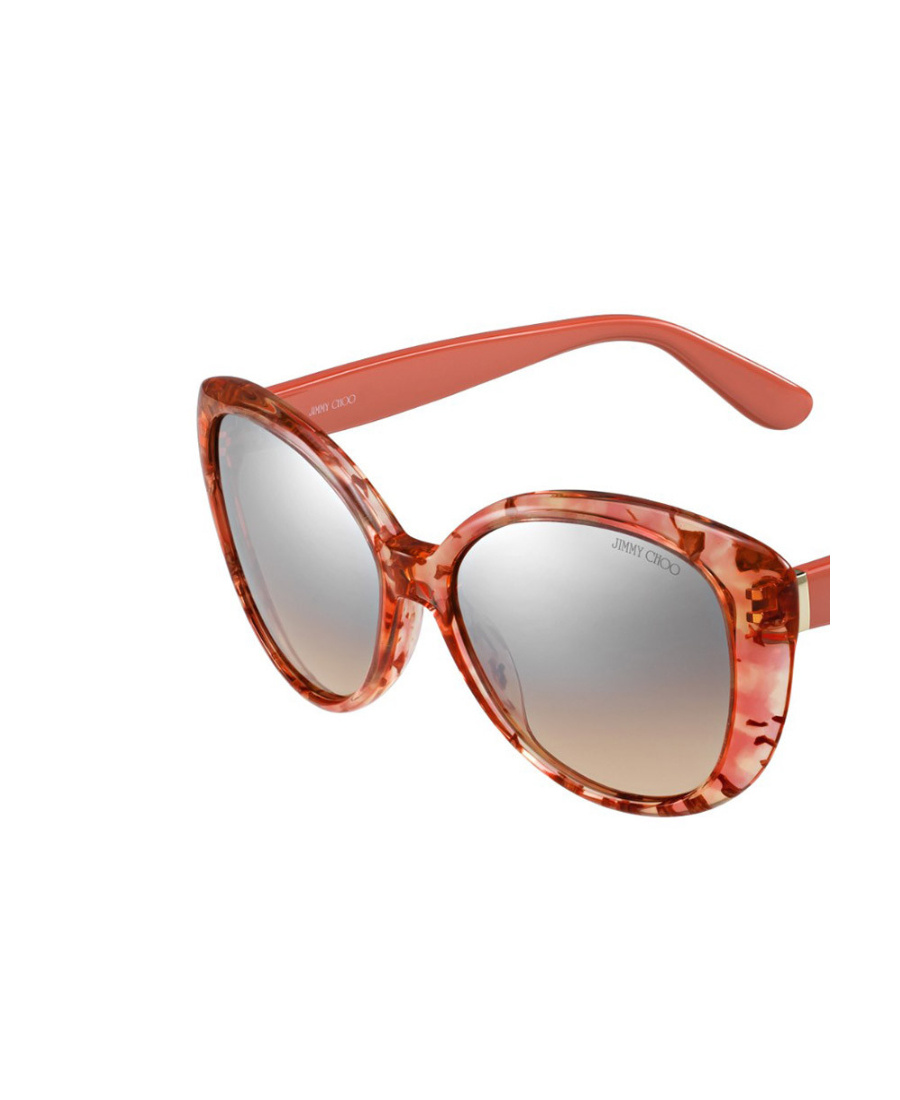 Jimmy Choo Logo Sunglasses In Multicolor