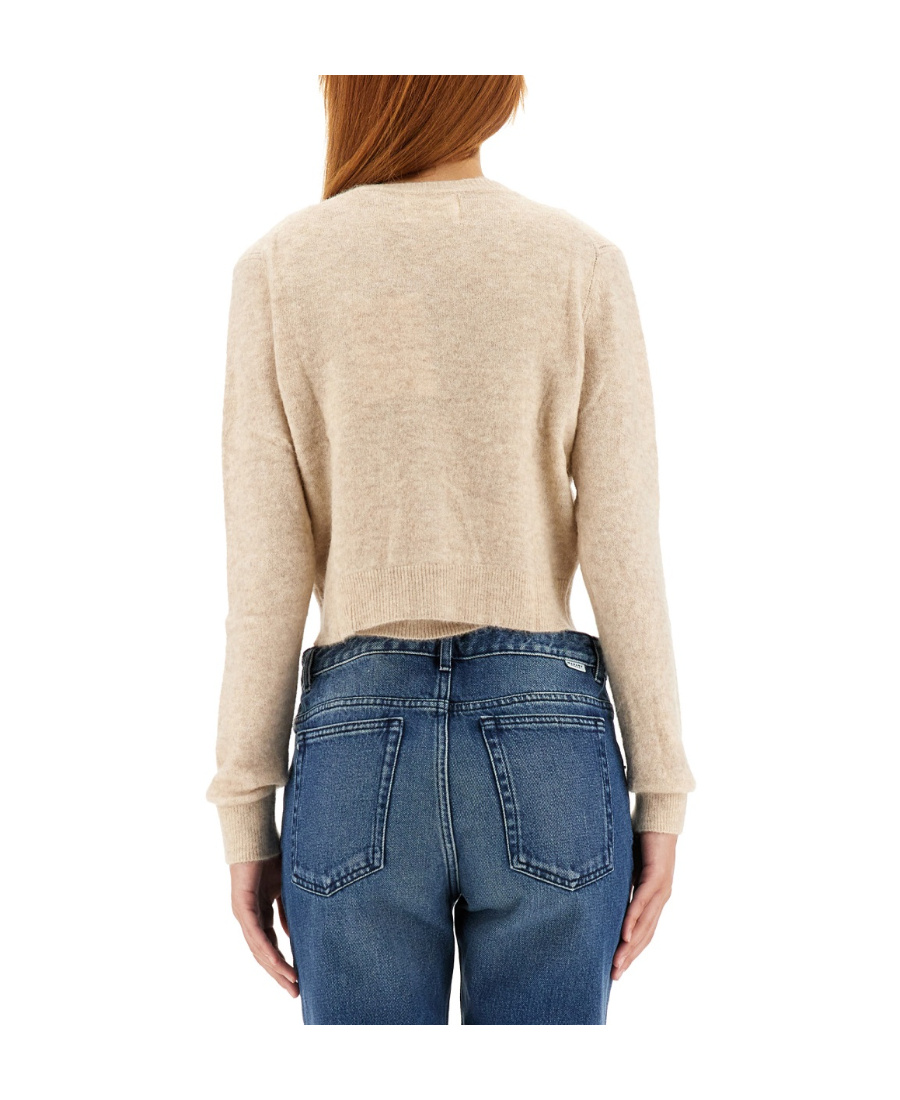 ISABEL MARANT ÉTOILE ISABEL MARANT ÉTOILE BUTTONED STRAIGHT HEM KNITTED CARDIGAN