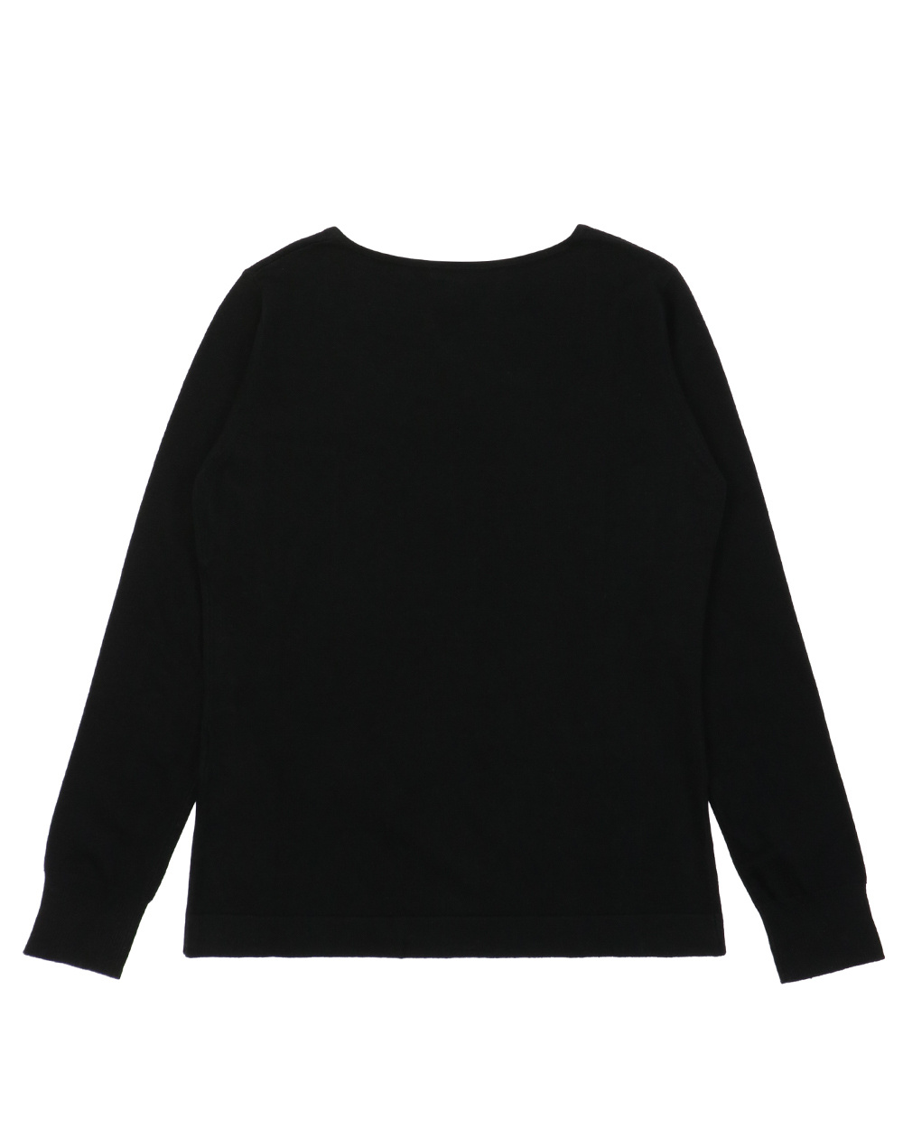 Weekend Max Mara Round-neck Long-sleeved Pullover In Black