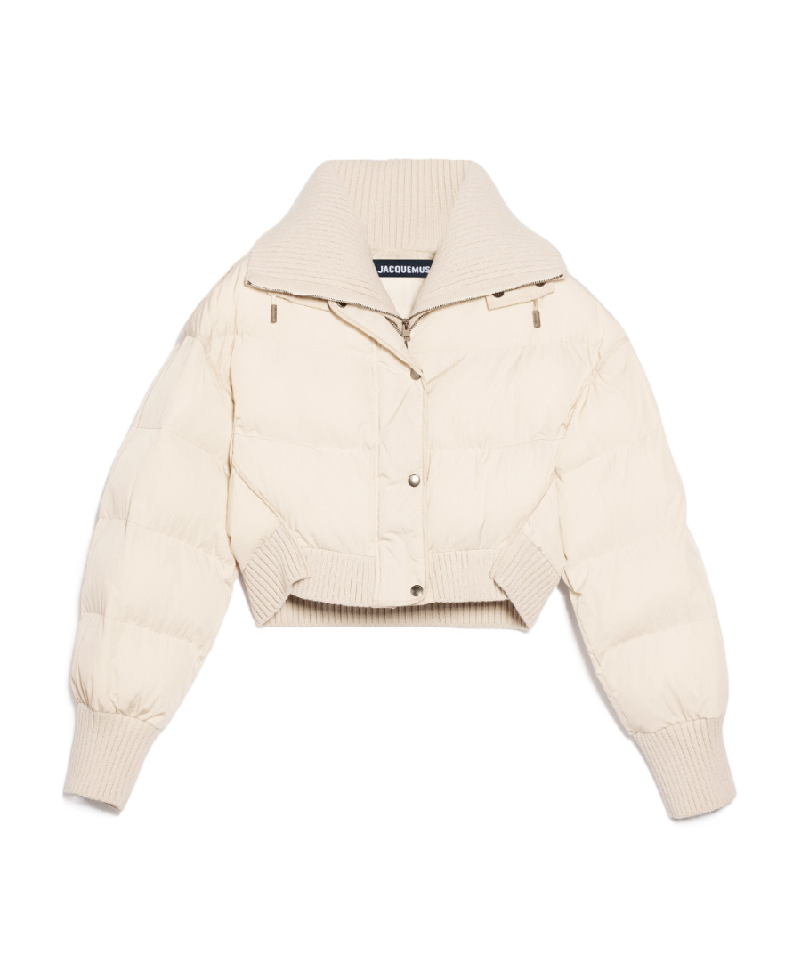 Jacquemus La Doudoune Caraco Puffer Jacket In White