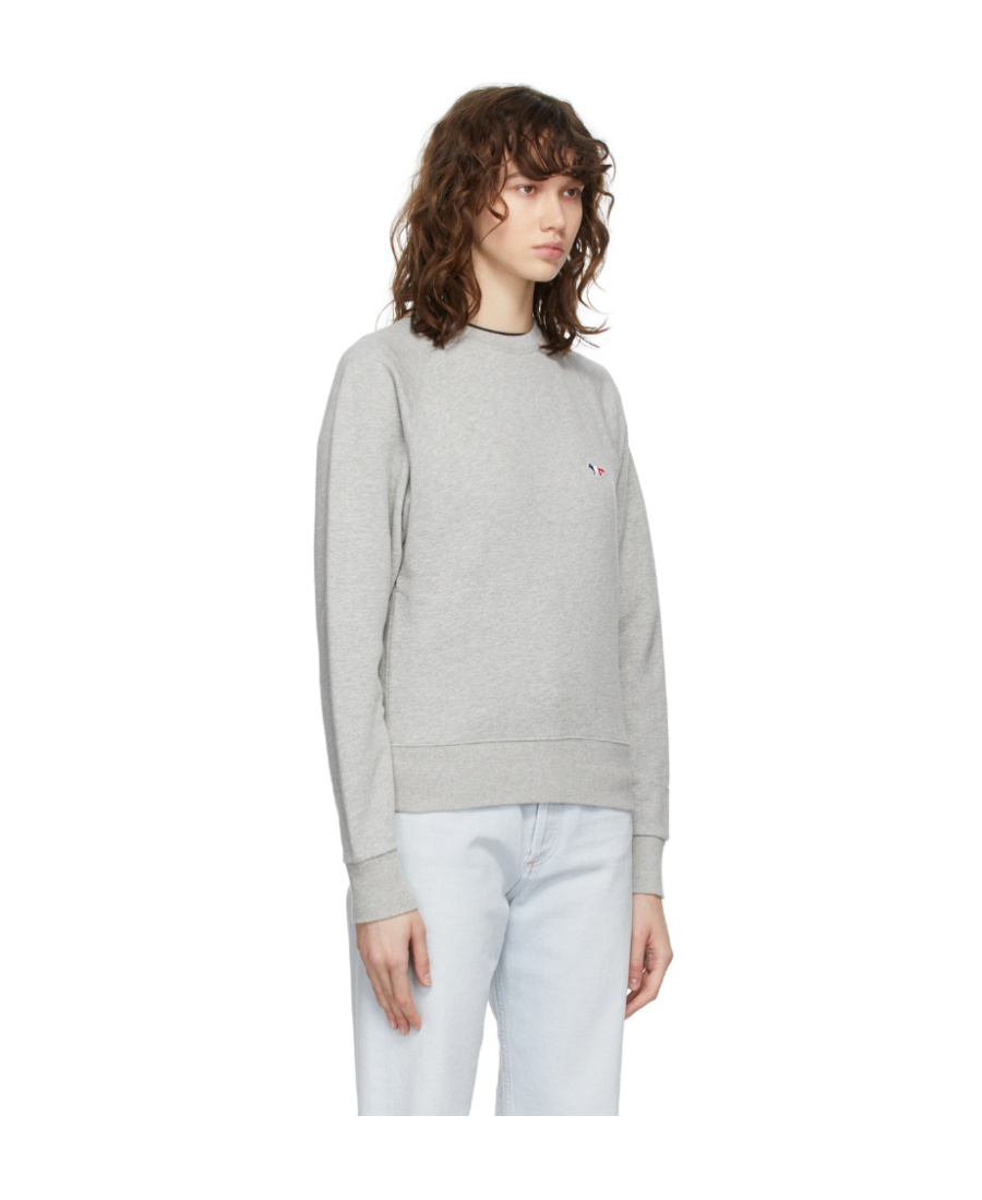 MAISON KITSUNÉ FOX-PATCH SWEATSHIRT