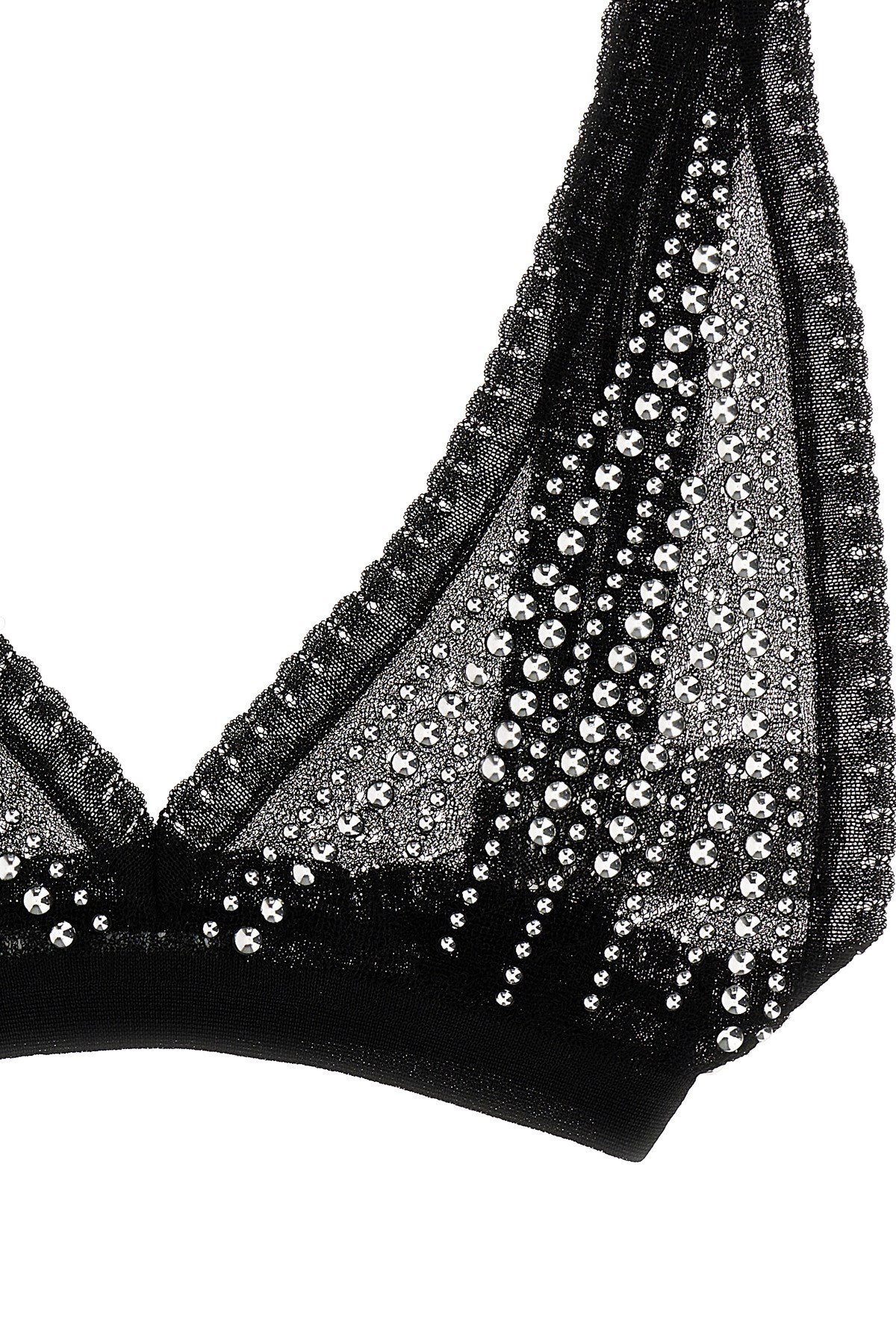 Rabanne Studded Bra In Black