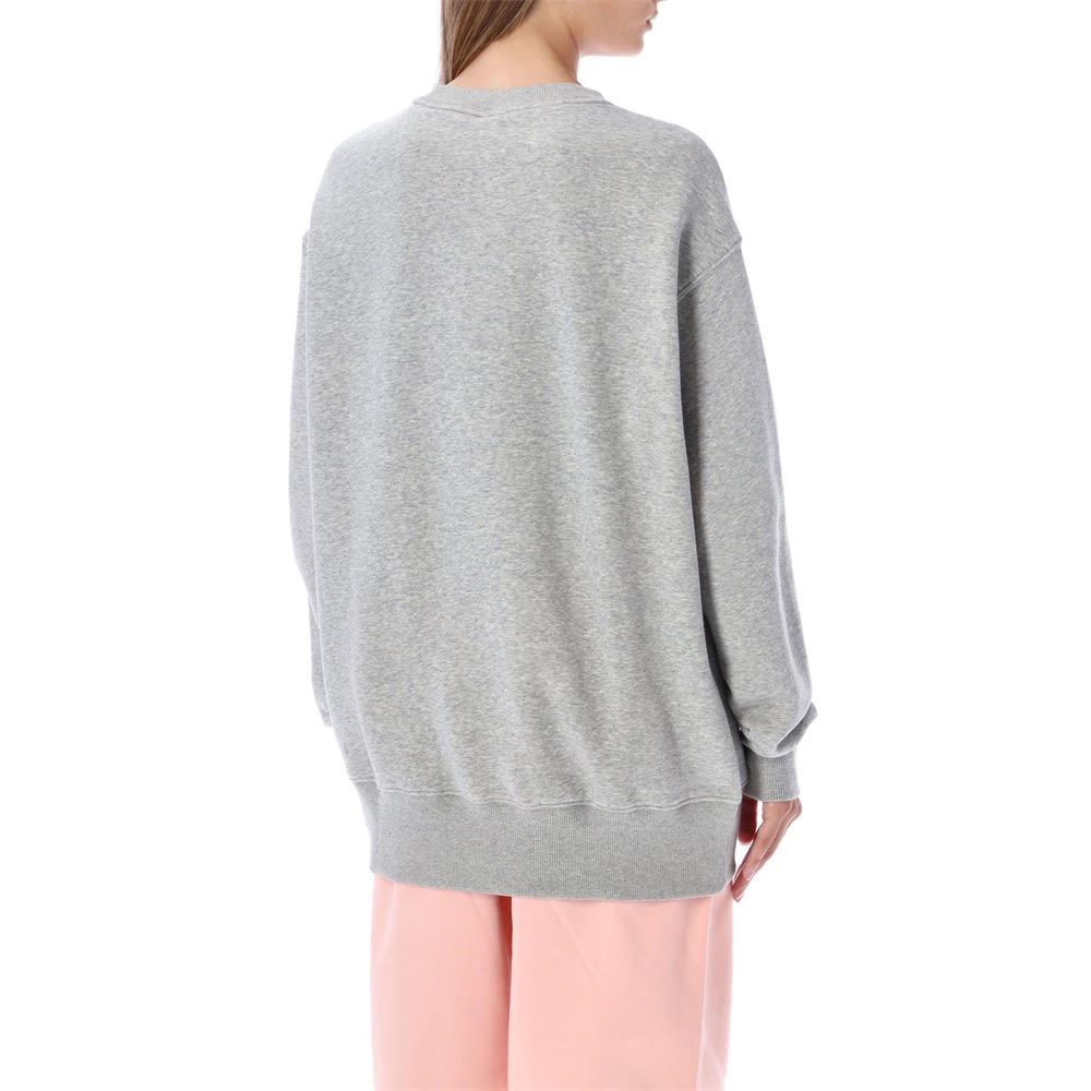 Nike Swoosh Crewneck Sweatshirt In Gray