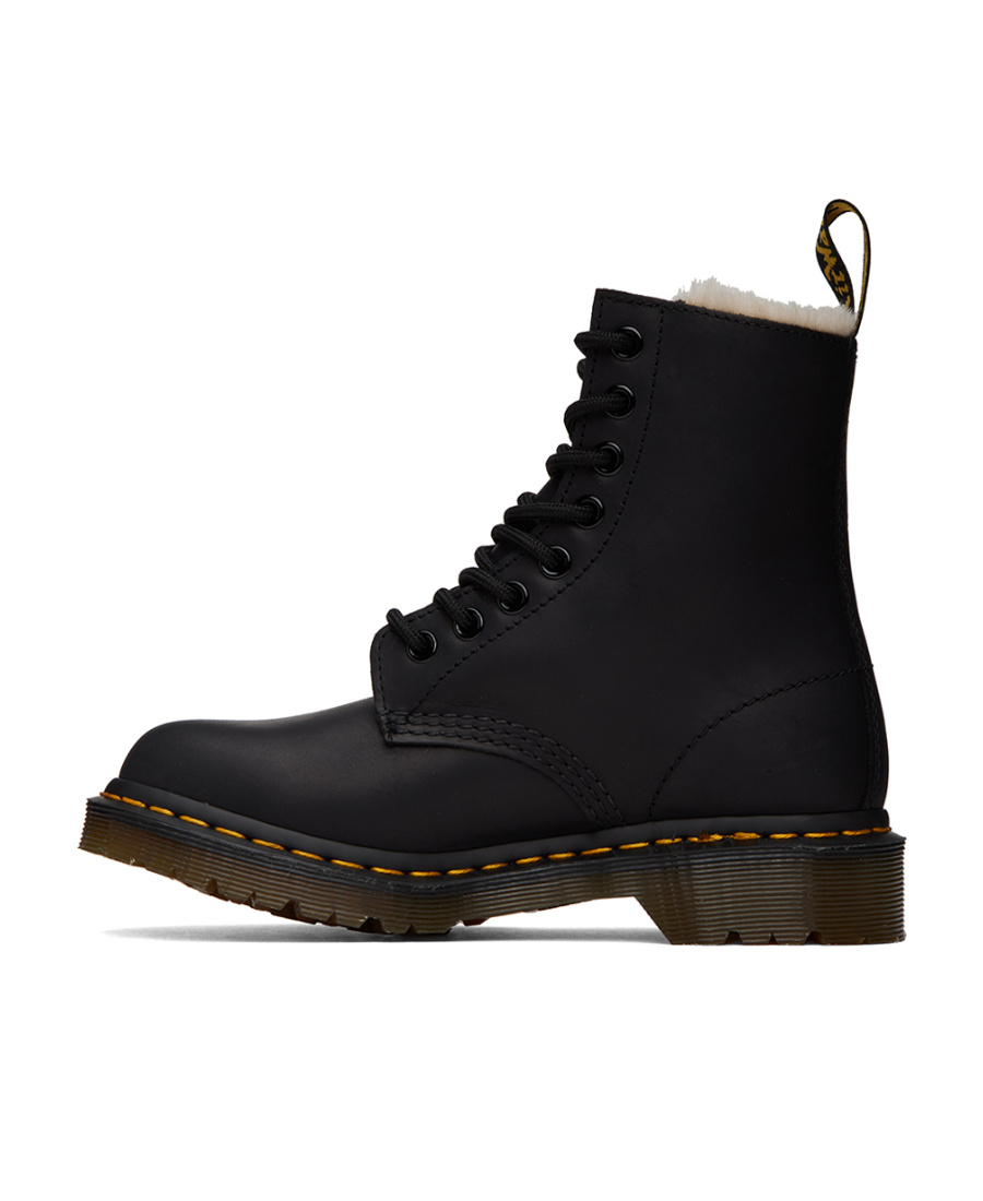 Dr. Martens' Dr. Martens Woman Ankle Boots Black Size 6 Soft Leather In Black