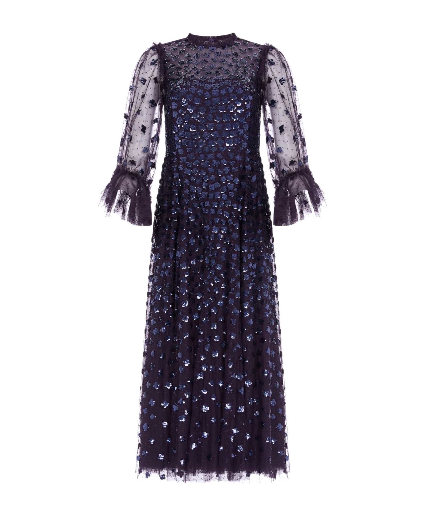 Needle & Thread Glisten Ankle Gown In Blue
