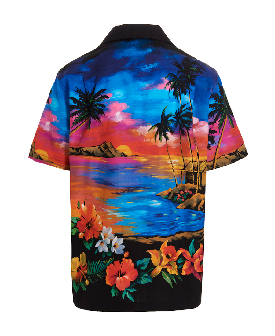Dolce & Gabbana Print Cotton Shirt In Multicolor