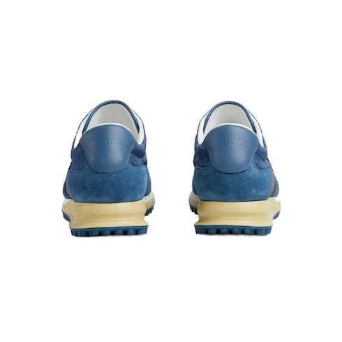 Gucci Men's Nora Suede And Nylon Ssima Retro Sneakers