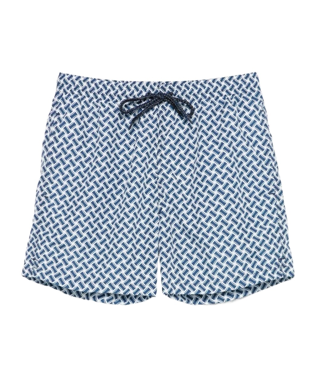 Drumohr Elastic Waist Swim Trunks In Blue
