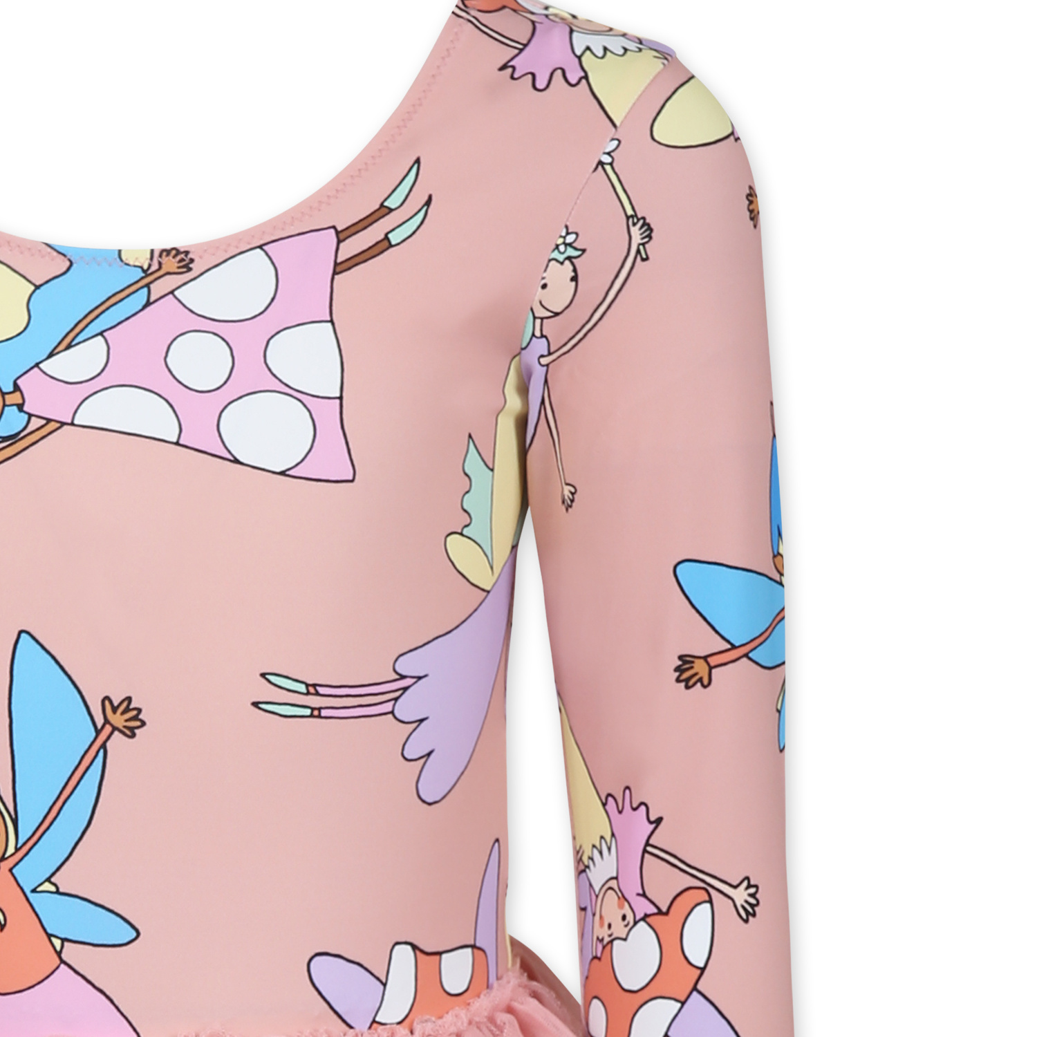 STELLA MCCARTNEY STELLA MCCARTNEY KIDS FAIRY PRINTED CREWNECK DRESS