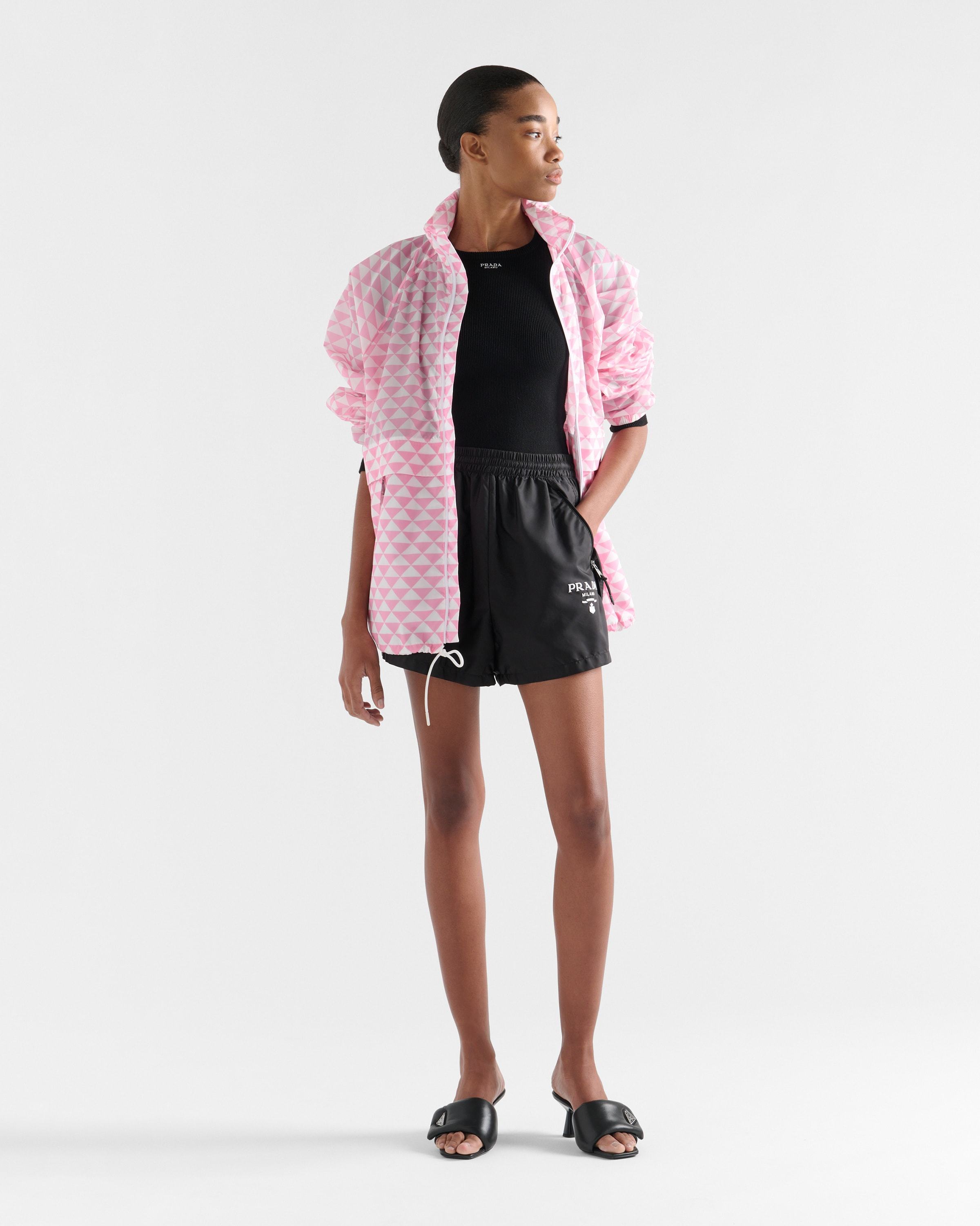 Prada Shorts Mit Hohem Bund In Black
